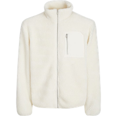 Jack & Jones Teddy Fur jacket - White/Cloud Dancer