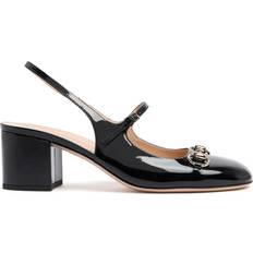 Gucci Leather Heels & Pumps Gucci Horsebit Leather Pumps - Black