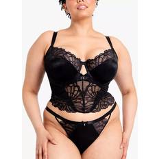 Curvy Kate Bombshell Longline Bra - Black Sparkle