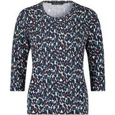 Betty Barclay Overdele Betty Barclay Basic Shirt Mit Print - Blue