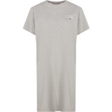 Tommy Hilfiger Bomull Klänningar Tommy Hilfiger Half Sleeve Nightdress - Light Grey