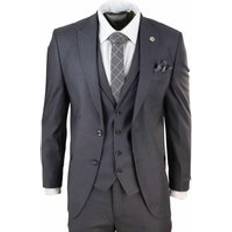 3 Piece Tailored Fit Suit - Grey