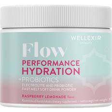 Pre Workout Wellexir Flow Hydration Raspberry/Lemonade 300g
