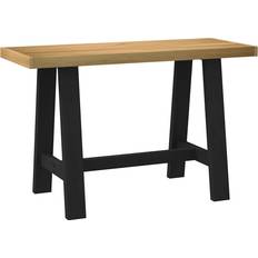 Pine Writing Desks vidaXL Noain A-Shaped Legs 120x50x75 cm Solid Wood Pine Writing Desk