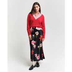 Gant Dame Nederdele Gant Midi A-Line Nederdel Med Blomstertryk