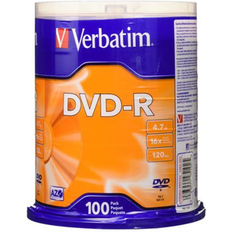 Verbatim Verbatim DVD-R Recordable Disc DISC DVD-R 4.7GB 100PK SR (Pack of 2)