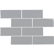 Norske Glassprodukter Subway Gray Self-Adhesive Tile 30x30cm