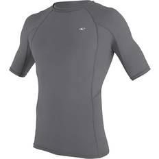 Swim & Water Sports O'Neill Men's Basic Skins Short Sleeve Rashguard XL-Tall Smoke Wave Lo