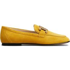 Women - Yellow Loafers Tod's Kate Logo Engraved Loafers - Yellow