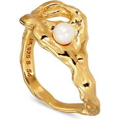 Jane Kønig Space Mary Ring - Gold/Pearl