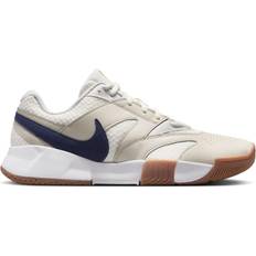 Beige - Women Racket Sport Shoes Nike Court Lite 4 Tennis Shoes - White/Binary Blue