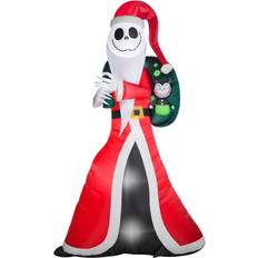 Christmas Party Supplies Gemmy Inflatable Decorations Jack Skellington as Sandy Claws