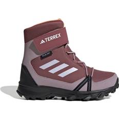 Textile Winter Shoes Children's Shoes adidas Kid's Terrex Snow CF Rain Ready - Quiet Crimson/Silver Dawn/Amber Tint