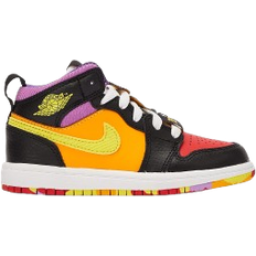 Rubber Sport Shoes Nike Air Jordan 1 Mid SS Six Championships PS - Black/Opti Yellow/University Red/Light Ultramarine/Sundial/Baltic Blue