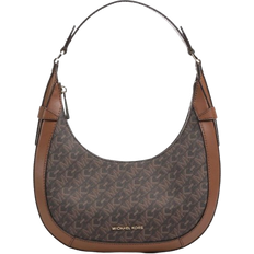 Michael Kors Preston Small Empire Signature Logo Shoulder Bag - Brown/Luggage