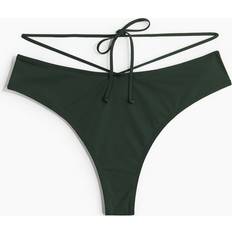 H&M Swimwear H&M Tie-Detail Brazilian Bikini Bottoms - Green