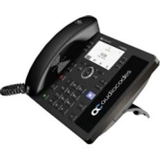 AudioCodes C435HD VoIP-telefon med nummerpresentation RTCP, RTP, SRTP