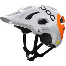 POC Tectal Race MIPS NFC Bike Helmet Hydrogen White/Fluorescent Orange