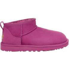 Purple - Women Ankle Boots UGG Classic Ultra Mini - Mangosteen