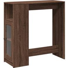 Tre Barbord vidaXL 854370 Brown Oak Look Barbord 40x101cm