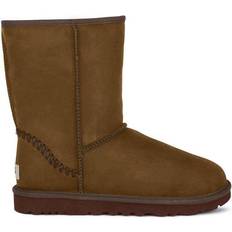 Forro de invierno Botines de Tobillo UGG Classic Short Deco - Chestnut