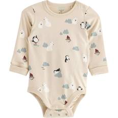 Lindex Arctic Print Long Sleeve Bodysuit - Light Beige