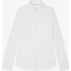 White Shirts Guess Teen Boys Cotton Poplin Shirt - White