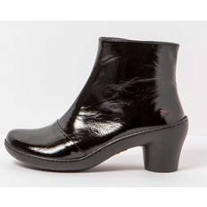 ART Boots ART Leather Ankle Boots 5 To 8 Cm Zip - Black