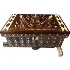 Magic Puzzle Box Giant Jewelry Storage Box - Brown