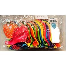 Ballons en latex Creative Party Latex Printed 5th Birthday Balloons Pack 50
