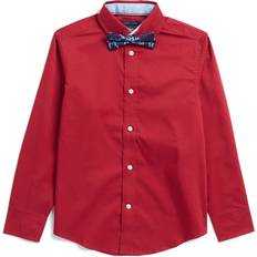 Tommy Hilfiger Shirts Children's Clothing Tommy Hilfiger Poplin Button-Up Shirt and Bow Tie Set - Rhubarb