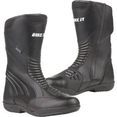 Bike It Burhou All-Season Waterproof Motorcycle Boots Eur 46, Black