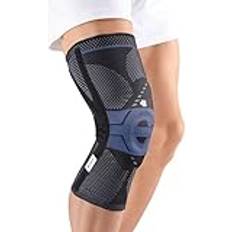 Bauerfeind GenuTrain P3 knäbandage, unisex, svart, vänster, storlek 1