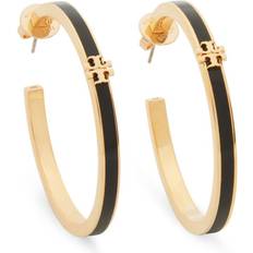 Tory Burch Earrings Tory Burch Kira Enamel Hoop Earrings - Green