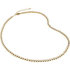 Monica Vinader Transparent Necklaces Monica Vinader Lab Grown Diamond Collar Necklace - Gold