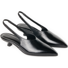 39 - Läder Pumps ALOHAS Eros Black Leather Pumps Skor Dam - Svart
