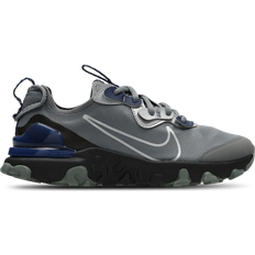 NIKE Mesh Sport Shoes NIKE React Vision GS - Smoke Grey/Black/Midnight Navy/Metallic Silver