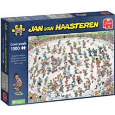 Jvh pussel Jan Van Haasteren Pussel 1000 Bitar JvH Riding the Skate Bow!