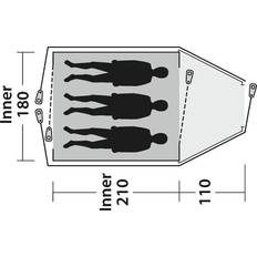 Outwell Telt Outwell Cloud 3 Camping Dome Kuletelt 0 Personer