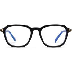 Tom Ford Men Glasses & Reading Glasses Tom Ford FT 5980-B 001, including lenses, SQUARE Glasses, MALE Black