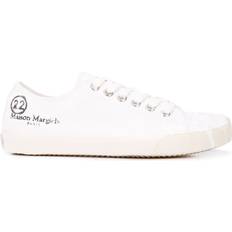 Maison Margiela Tabi Paint-Splatter Sneakers - White