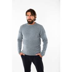 Fuza Wool Nyhavn Sweater Round Neck - Denim