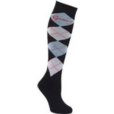 Junior Paraschiena Covalliero Riding Socks Brescia - Bleu