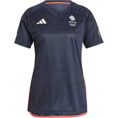 Team GB Fußballtrikot Marineblau Damen