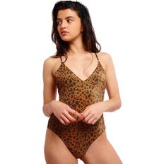 Brown - Women Swimsuits Banana Moon 1-Piece Swimsuit For Women - Marron