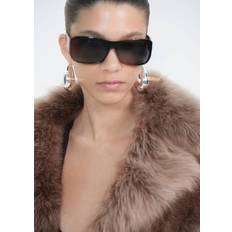 Mango Earrings - Puffy Dam Creoler - Silver