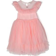 Twinset Tulle Overlay Dress - Pink