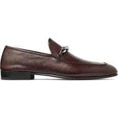 Jimmy Choo Brown Low Shoes Jimmy Choo Marti Reverse Loafers - Brown