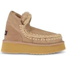 Mou Platform Eskimo Boots - Brown