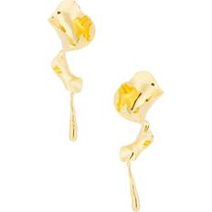 Latón Pendientes Khaite Tidal Earrings - Metallic Gold